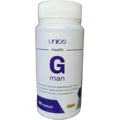 Дієтична добавка G MAN (Джі мен) UNICE, 60 капсул